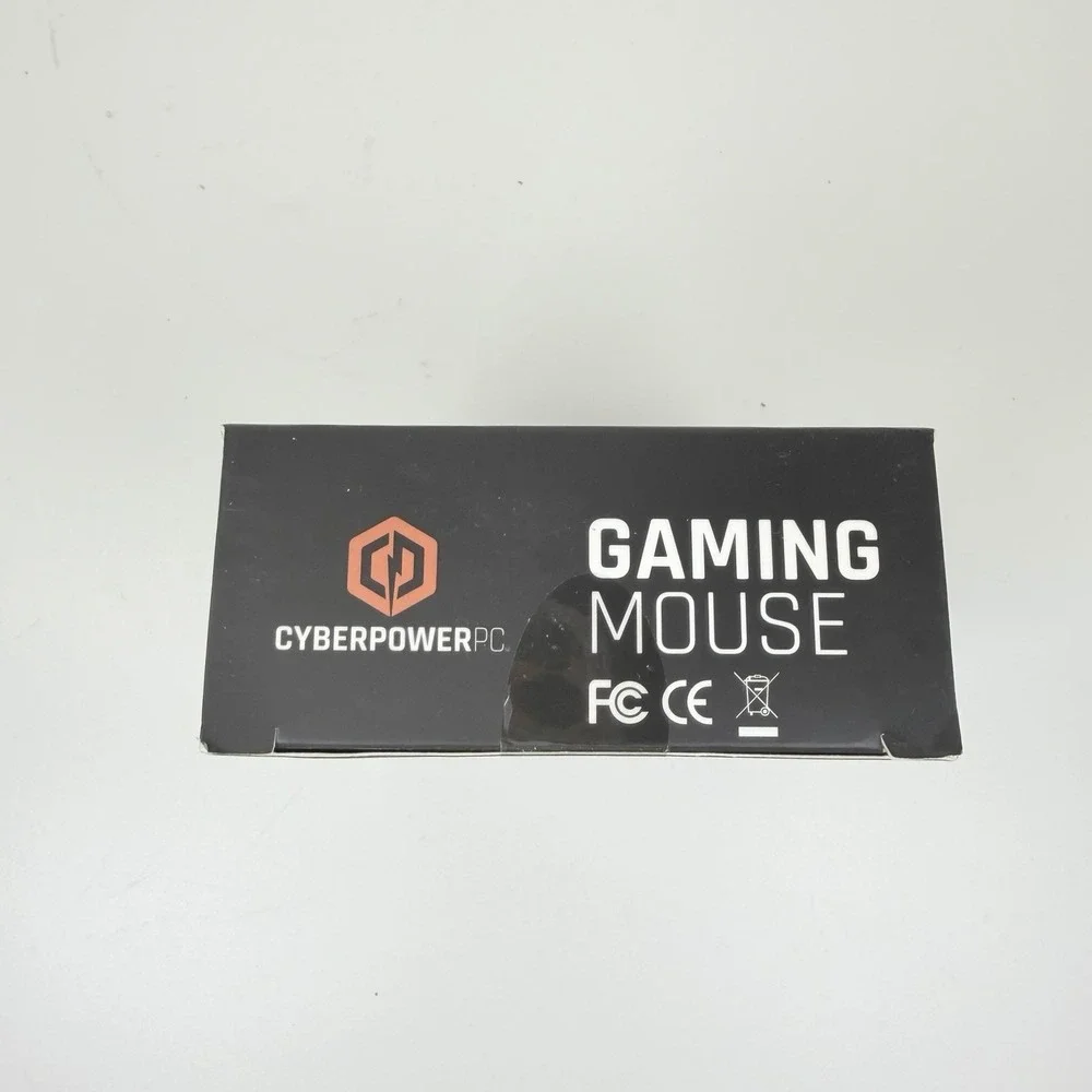 NEW CyberPowerPC Gaming Mouse 4000 DPI Optical Sensor 5g Weights LED
